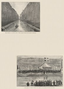 Canal de Corinthe - Charles Auguste Loye